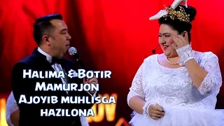 Halima & Botir & Mamurjon - Ajoyib muhlisga hazilona sahna ko'rinishi (SHUKUR SHOU)