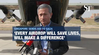 [FULL] Singapore Foreign Minister Vivian Balakrishnan on sending aid to Gaza