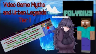 Tier One of the Video Games Myths and Urban Legends Iceberg Explained