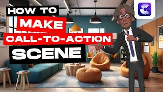 "CALL TO ACTION" Scene With 3D Characters