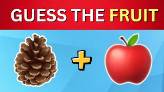 Guess The Fruit by Emoji 🍓🍋 | Emoji Quiz