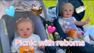 VLOG Пикник с куклами реборн/Влог с реборнами/Picnic with reborns 🧺🩷