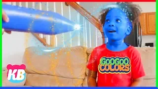 Learn Colors with Kyraboo | Magic Crayons from Goo Goo Colors