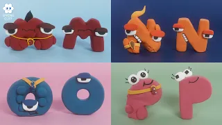 Alphabet Lore MNOP _ Making clay stopmotion Animation