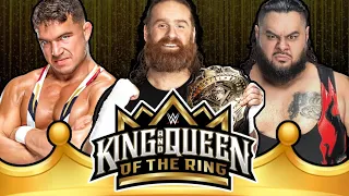 WWE King & Queen Of The Ring 2024 - Sami Zayn vs Chad Gable vs Bronson Reed - Full Match (WWE 2K24)