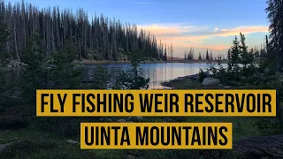 Backpacking and Fly Fishing Weir Reservoir| Uinta Mountains