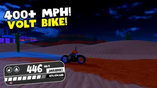 ROBLOX JAILBREAK VOLT BIKE GLITCH! 400+ MPH! Season 16