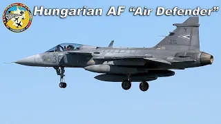 [4K] Air Defender 2023 - Hungarian AF JAS-39C Gripen - Fliegerhorst Schleswig