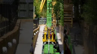 Run Like CRAZY on Cheetah Hunt! #shorts #buschgardens #rollercoaster