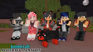 WEREWOLF APHMAU FAMILY CREW | GANGNAM STYLE DANCE | CHICKEN WINGS MEME  - Minecraft Animation