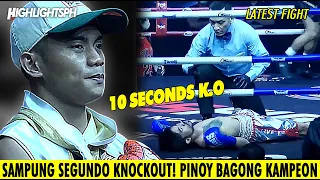 BAGSAK SA 10 SEGUNDO. PINOY BAGONG KAMPEON | Miel Fajardo vs Sarawut Jiamthong