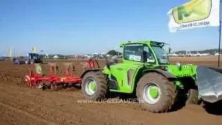 Merlo Multifarmer 40.9 CS  Ploughing Ploegen