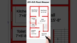 25*40 house plan #homedesign #houseplan #shorts #architecture