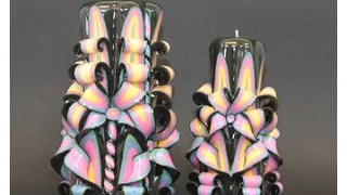 How to make colorful designer candles