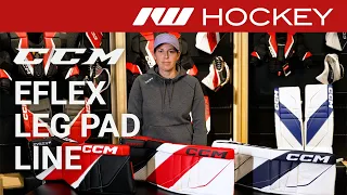 CCM Extreme Flex Goalie Leg Pad Line Insight