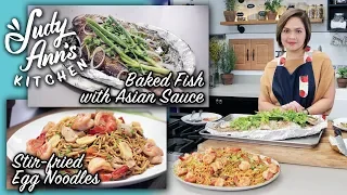 [Judy Ann's Kitchen 8] Ep 2: Baked Fish With Asian Sauce and Stir-Fried Egg Noodles