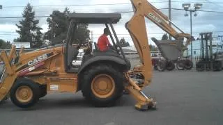 2009 Case 580M Series 3, 2WD loader backhoe, 252 original hours, up for auction