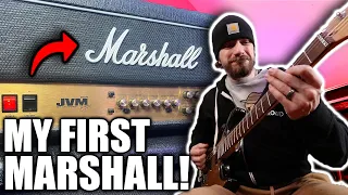 MY FIRST MARSHALL AMP! MARSHAL JVM 205H