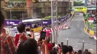 sophia floersch heavy crash macau 2018