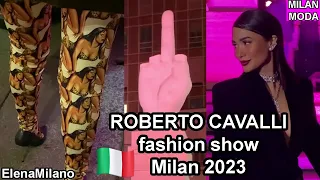 Roberto Cavalli 22/02/2023 MFW  82-years old Cavalli became father! 🇮🇹 #italy #milan #mfw