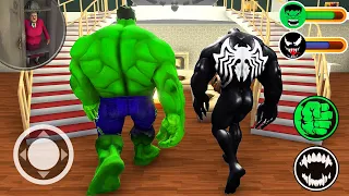 HULK and VENOM Playing Hide And Seek in Scary Teacher 3D