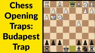 Chess Opening Traps: Budapest Trap