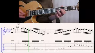 cantalope island solo with notation and tab