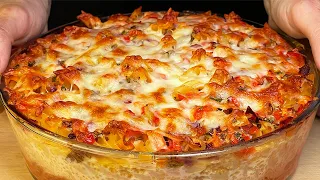 The most delicious lasagna in the world! A new way to cook dinner❗Incredibly delicious dish