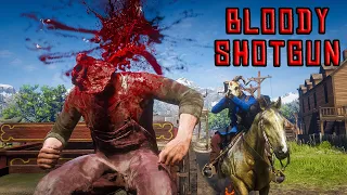 Red Dead Redemption 2 - Bloody Shotgun | Brutal & Funny Ragdoll Physics #1