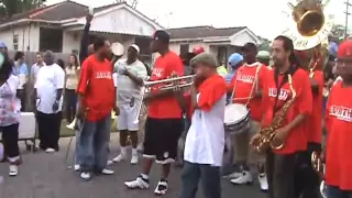 Rebirth Brass Band playing 'A.P. Tureaud' at the Pigeon Town Steppers 2009 Second line parade