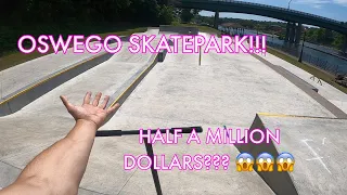 OSWEGO SKATEPARK (N.Y.) TOUR AND REVIEW!!!