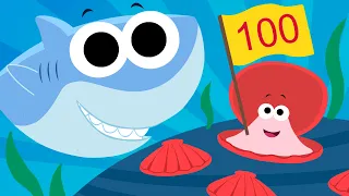 Let's Count To 100 | ft. Finny the Shark | Super Simple Songs