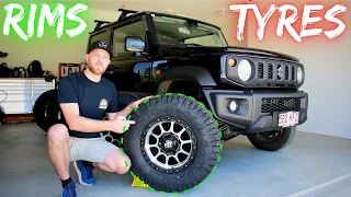 TYRES & RIMS || Suzuki Jimny JB74 Tyre and Wheel Upgrade || Fitting Off-Road 4wd Tyres To My Jimny