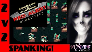 2 on 2 Command & Conquer Red alert Remastered SPANKING!