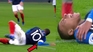 Mbappe Injury vs Uruguay