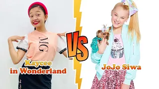 JoJo Siwa VS Kaycee (Kaycee in Wonderland) Stunning Transformation ⭐ From Baby To Now