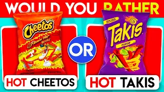 Would You Rather - Snacks and Junk food Edition  🍕🍫