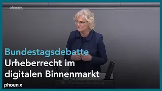 Bundestagsdebatte zum Urheberrecht im digitalen Binnenmarkt am 26.03.21