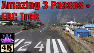 TREKKING IN NEPAL | Amazing Three Passes and EBC | 4K Himalayan Journey | Resham Firiri