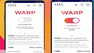 1.1.1.1 Warp Unlimited Without Buff & Key 2022 | Increase Internet Speed Only One Click