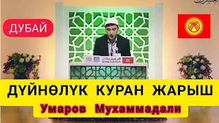 ДҮЙНӨЛҮК КУРАН ЖАРЫШ — Умаров Мухаммадали (Дубай 2016)