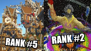 RANKING THE BEST MINECRAFT SKYBLOCK ISLANDS! (Prizes)