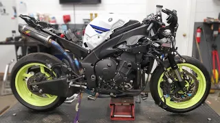 Rebuilding a WRECKED 2014 R1 (Part 5 Reassembly)