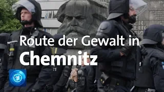 Ausschreitungen von Chemnitz: Der Weg der Gewalttäter