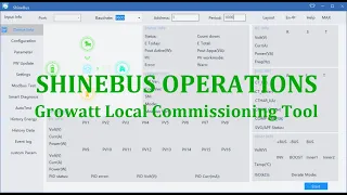 ShineBus Operations (Growatt local commissioning tool)