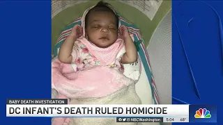 DC Infant's Death Ruled Homicide | NBC4 Washington