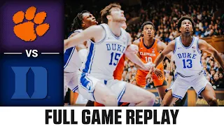 Clemson vs. Duke Full Game Replay | 2023-24 ACC Men’s Basketball