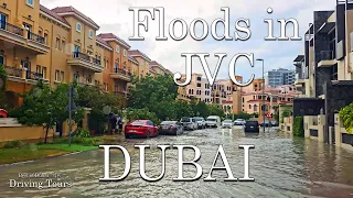 4K Dubai Heavy Rain Floods in JVC