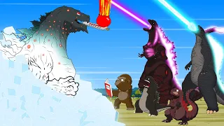 Rescue GODZILLA EARTH From GODZILLA & KONG: The Battle Ways to Prevent Acne-FUNNY | Godzilla Cartoon