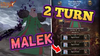 2 TURN Event Boss MALEK Extreme! No RNG Needed! Seven Deadly Sins Grand Cross